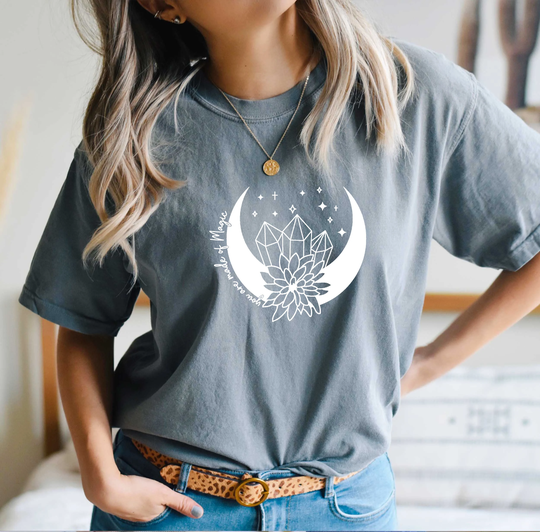 Comfort Colors Celestial You Are Made Of Magic Shirt, Top, Art Boho Shirt