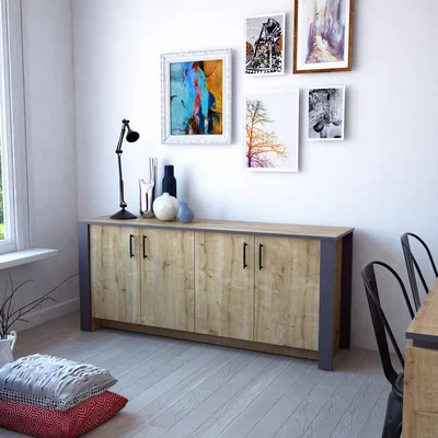 Bannister 70.87" Wide Sideboard
