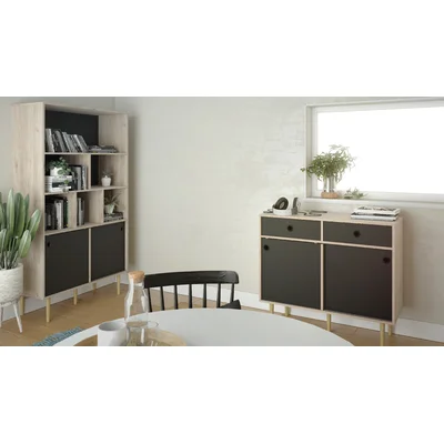 Heim 38.94" Wide 2 Drawer Sideboard
