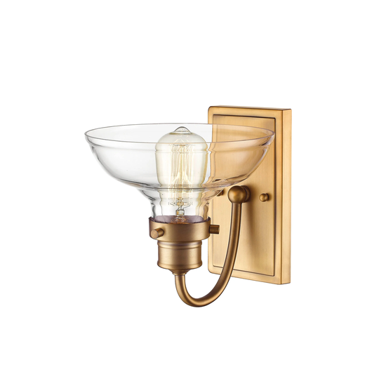 Millennium Lighting 1 Light Wall Sconce with Clear Glass Shades