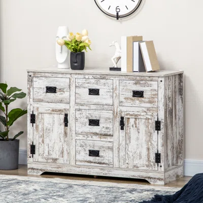 Nunam 16.83" Wide 5 Drawer Sideboard