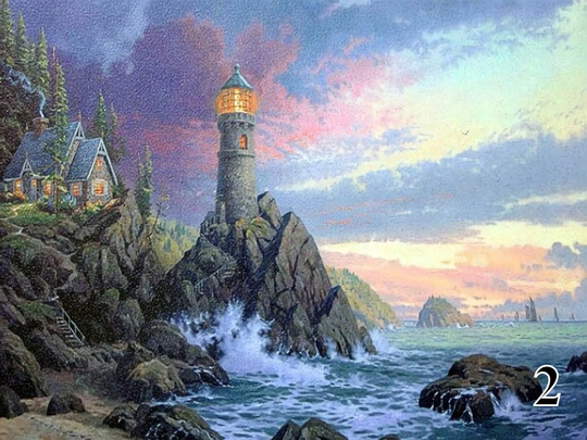 9 Lighthouse Diy 5D Diamond Painting Kit Full Square & Round Drill
