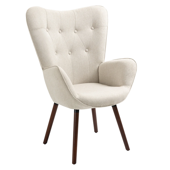 Carson Carrington Falltorp Mid-century Tufted Velvet Accent Chair