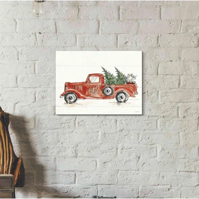 Modern Farmhouse VIII Christmas by Anne Tavoletti - Wrapped Canvas Graphic Art Print