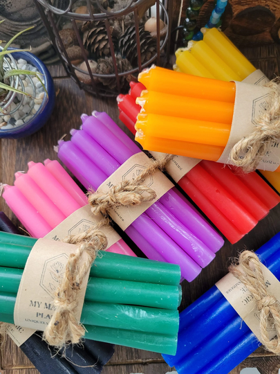 5'' Chime Candles For Spells, Colored Candle, Pack Of 10