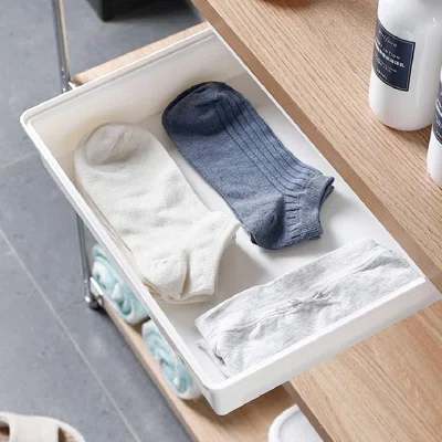 Under Desk Drawer Self-Adhesive, Under Desk Pencil Drawer Tray, Under Desk Storage, Attachable Hidden Drawer Under Desk For Office School Home Kitchen