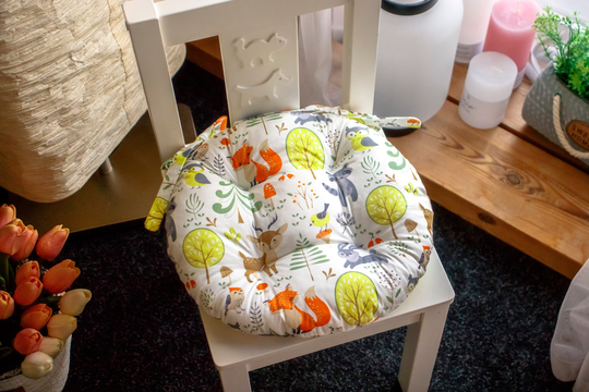 Kids Chair Cushion, Child Pillow For Chair, Animals Chair Cushion