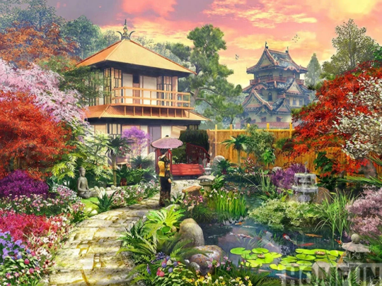 Lady With The Umbrella Diy 5D Diamond Painting Kit Full Square & Round Drill