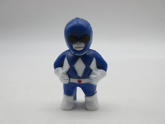 1993 Blue Ranger Pencil Topper/Eraser - Mighty Morphin Power Rangers Mmpr Megazord Action Figure Vintage Toy Complete Part
