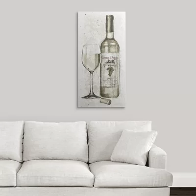 'Pencil Wine II' Avery Tillmon Graphic Art Print