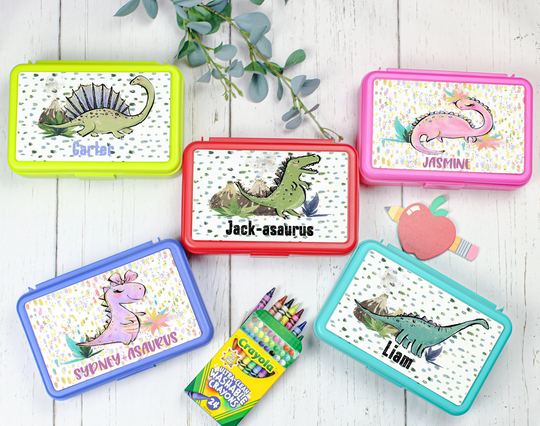 Dinosaur Personalized Pencil Box | School Supplies Back To Kids
