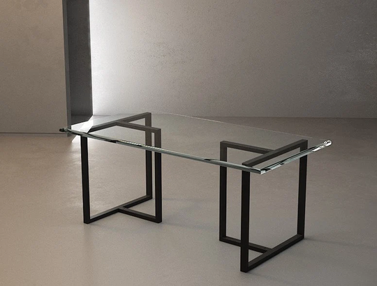 Trestle T Shaped Modern Metal Table Legs |Customizable Coffee | Furniture Set Of 2