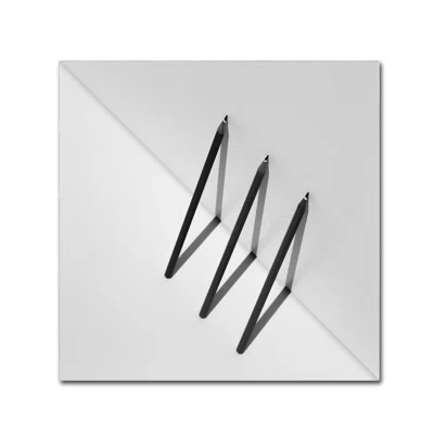 'Triangles' Graphic Art Print on Canvas