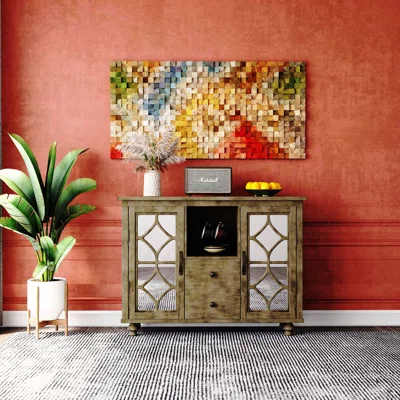 Seichi 48" Wide 2 Drawer Sideboard
