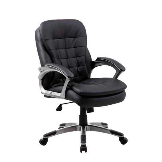 Boss Executive Mid Back Pillow Top Chair