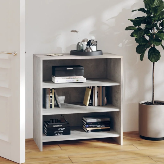Sideboard Concrete Gray 27.6"x15.9"x29.5" Engineered Wood