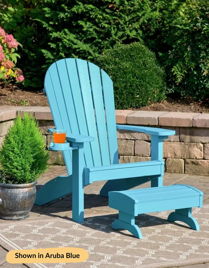 Dutchcrafters Poly Adirondack Chair - Choose Your Color Amish Made in Usa