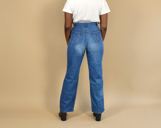 Jtf 70S/80S Wide Leg Vintage Jeans
