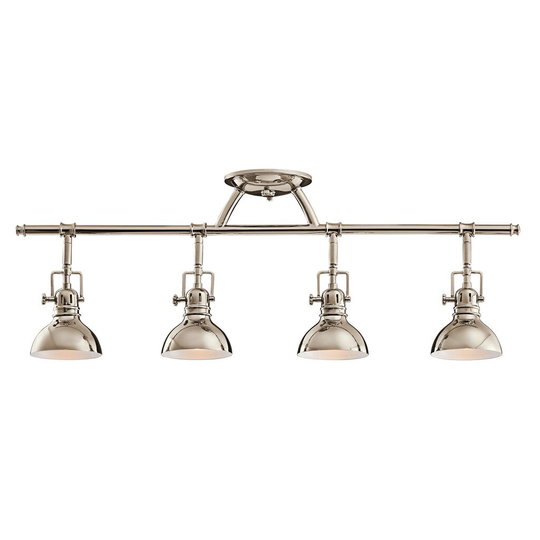 Kichler Lighting Hatteras Bay Collection 4-light Polished Nickel Halogen Rail Light