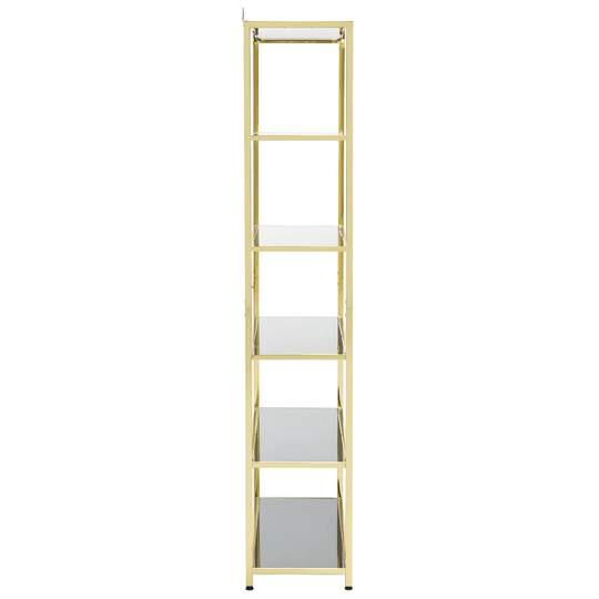 SAFAVIEH Couture Shawn Metal Bookcase - 46.1" W x 16.1" L x 85.4" H