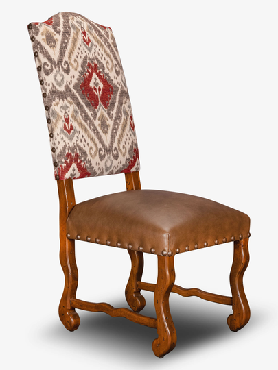 Solomon Leather & Fabric Dining Chair
