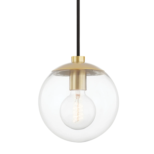 Mitzi by Hudson Valley Meadow 1-light Pendant with Clear Glass
