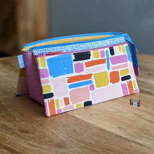Modern Abstract "Side Saddle Pouch"