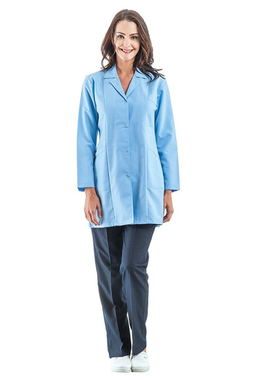 Light Blue, Colorful Lab Coats, Lab Coats, Embroidered Personalized Lab Coats With Name, Title, Cleanliness, Beauty Worker Jacket, Multiple Colors