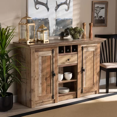 Giovanni 59.8" Wide 1 Drawer Sideboard