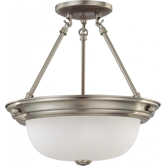 2 Light 13" Semi-Flush