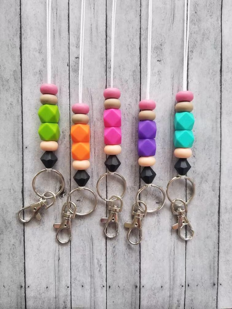 Pencil Lanyard, Teacher Gift, Id Badge Holder, Breakaway, Teacher, Lanyard Necklace