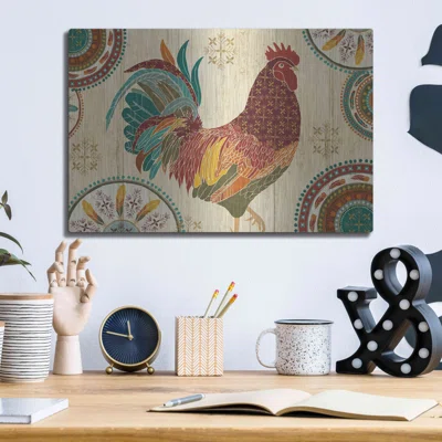 August Grove® ''At The Barn I'' By Veronique Charron, Metal Wall Art, 24"X16"