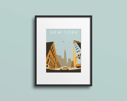 New York City Paint By Number Kit/Color Kit/Custom Number/Kids Crafting Kit/Adult Coloring Kit/Canvas