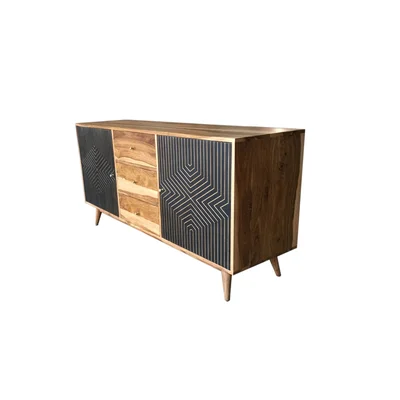 Duncanville 63" Wide 3 Drawer Sideboard