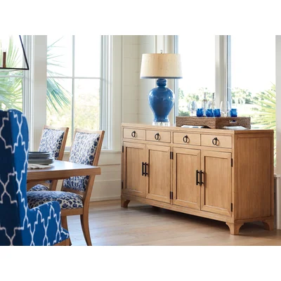 Newport 78'' Wide 4 Drawer Bayside Sideboard