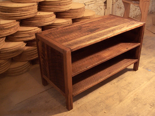 Media Console, Wood Tv Stand, Entertainment Center, Sideboard, Cabinet, Buffet, Mid Century Modern Console