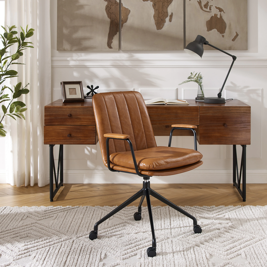 Art Leon Mid-century Modern Swivel Home Office Chair Accent Chair