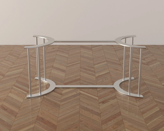 Stainless Steel Modern Coffee Table Base // Centre Customizable
