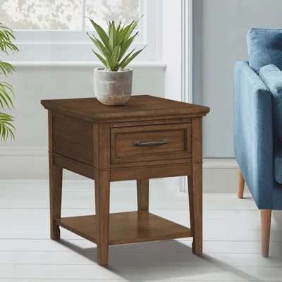 Elisama End Table with Storage