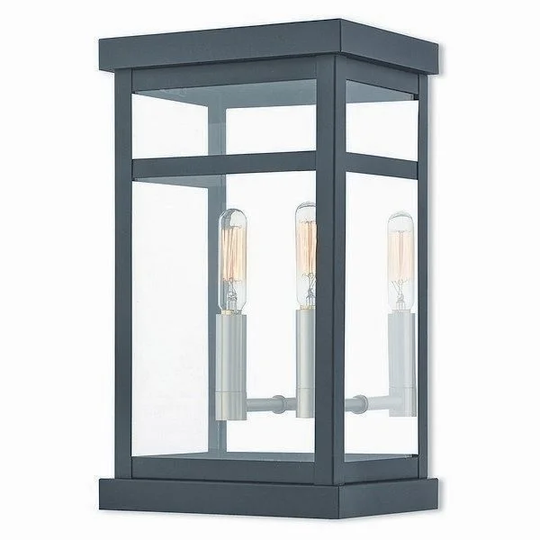 Livex Lighting Outdoor Wall Lantern 2 light Black
