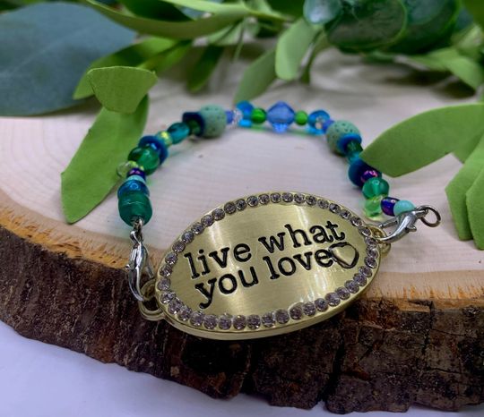 Handmade Beaded Bracelet - Live What You Love