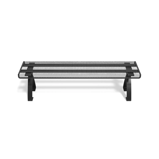 TRU RED Matte Black Wire Mesh Desktop Shelf - 7.48" x 1.5" x 26.57"