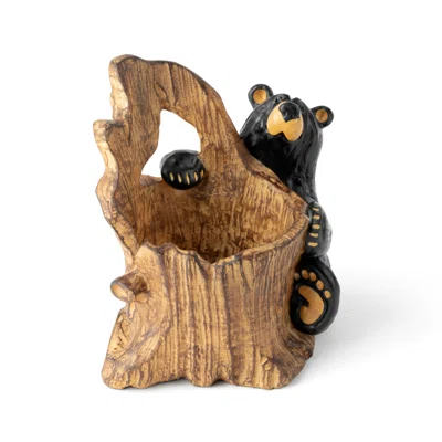 Eastpoint Bear Log Pen Holder