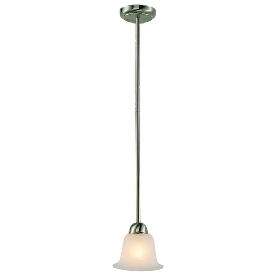 Aspen Brushed Nickel 1-light Mini Pendant