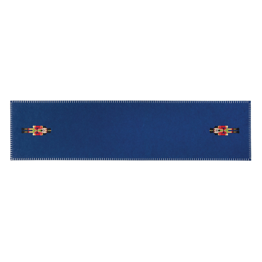 Nutcracker Felt Table Runner - Blue
