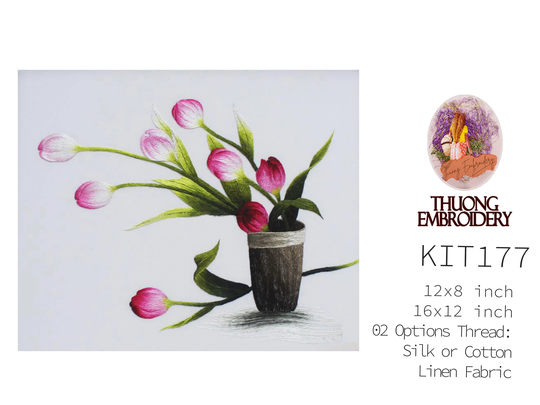 Kit 177 Hand Embroidery More 30% Threads