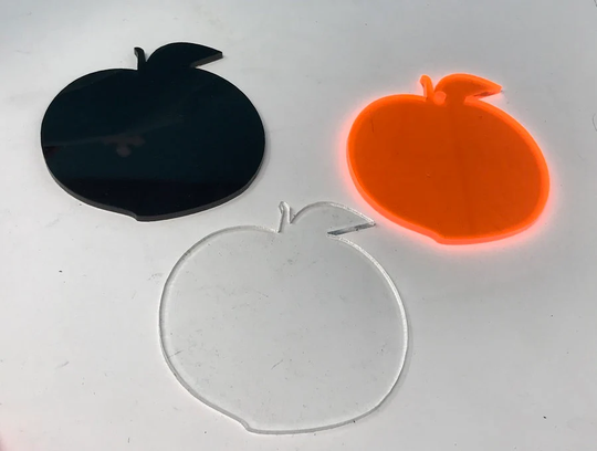 Choice Of 16 Colors Acrylic Peach Blanks With Or Without Holes