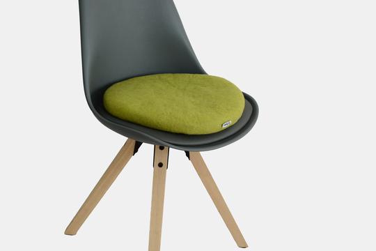 Wool Felt Chair Pad - Modern Plain Design Handmade