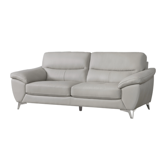 Abbyson Valier Modern Top Grain Leather Sofa
