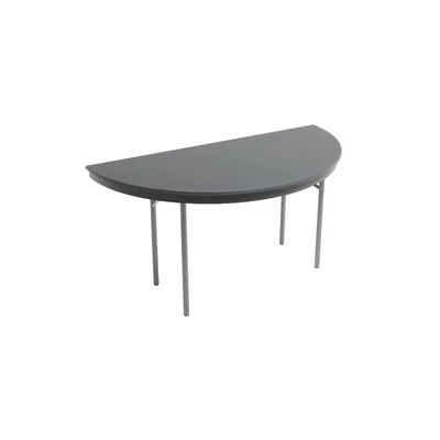Dynalite Plastic Semi-circle Folding Table